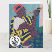 GO in   PEACE  FOLDED GREETING + Fluits Card カード (正面)