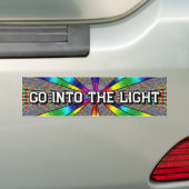 Go Into The Light バンパーステッカー (車上)