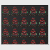 Go Jesus It's Your誕生日クリスマスツリーの装飾 ラッピングペーパー (フラット)