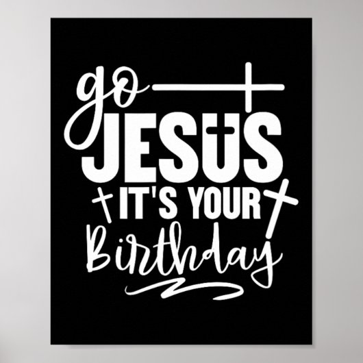 Go Jesus It's Your Birthday Christmas Party  ポスター (正面)