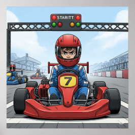 Go-Kartドライバの確認 ポスター