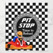 Go Kartパーティー時間で製品ラベルを再燃 ワインラベル (シングルラベル)