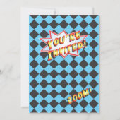 Go Kart Birthday Party Photo Insert招待状 招待状 (裏面)