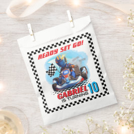Go Kart Racing Birthday - Racing cars フェイバーバッグ