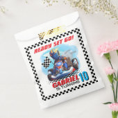 Go Kart Racing Birthday - Racing cars フェイバーバッグ (封をした状態)