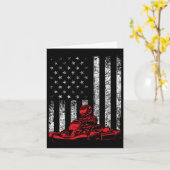 Go Kart Racing - Go Karting Usa American Flag Race カード (黄色い花)