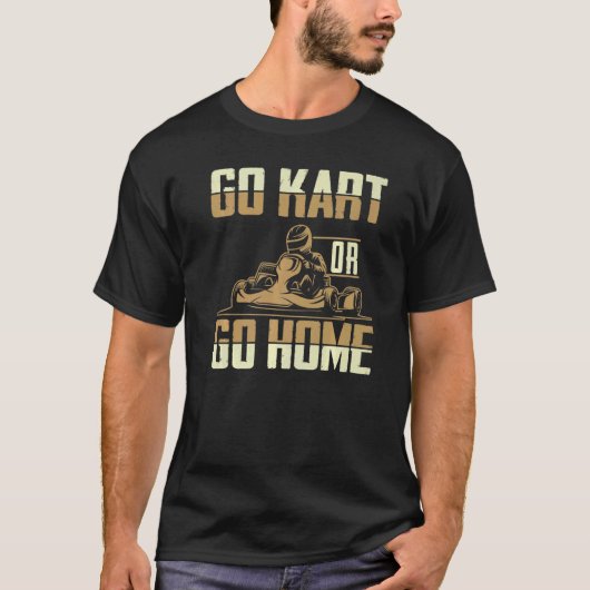 Go Kart Racing Men  Go Karts Tシャツ (正面)