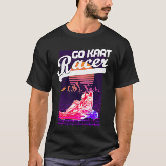 Go Kart Racing Road Karting Go Cart Racer Tシャツ