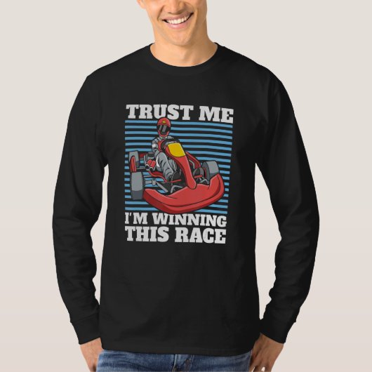 Go Kart Winner Race  Racer Karting Tシャツ (正面)
