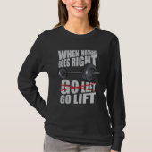 Go Lift  Gym Workout Tシャツ (正面)