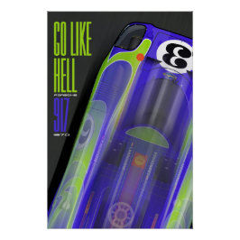 Go like Hell 917 Hippie ポスター