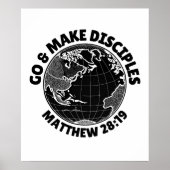 Go & Make Students - Matthew 28:19 ポスター (正面)
