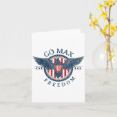 Go Max Shirt! Go Max Go Big! Or Go Home Go Max!  カード (黄色い花)