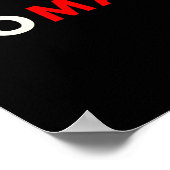 Go Max Shirt! Go Max Go Big! Or Go Home Go Max!  ポスター (角)