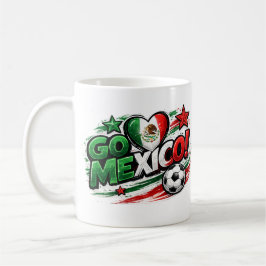 GO MEXICO サッカー ファン マグカップ | メキシコ プライド フットボール