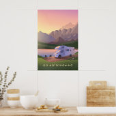 Go Motorhoming Travel Poster ポスター (キッチン)