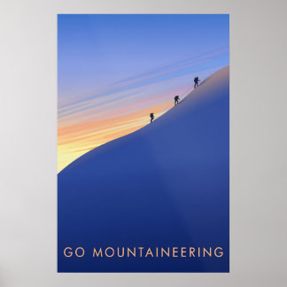 Go Mountaineering Travel Poster ポスター