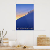 Go Mountaineering Travel Poster ポスター (キッチン)