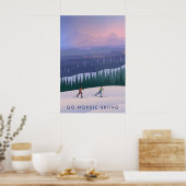 Go Nordic Skiing Travel Poster ポスター (キッチン)