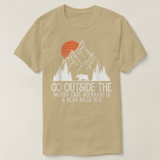Go Outside The W  Tシャツ (デザイン正面)