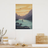 Go Paddleboarding Travel Poster ポスター (キッチン)