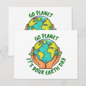 Go Planet 2025あなたの地球の日 エンクロージャーカード (正面/裏面)