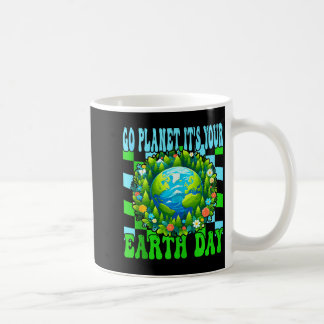 Go planet earth day cute earth nature lovers tank コーヒーマグカップ