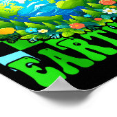 Go planet earth day cute earth nature lovers tank ポスター (角)