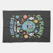 Go Planet Its Your Earth Day キッチンタオル (横)