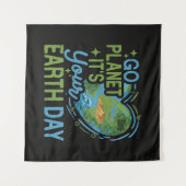 Go Planet It's Your Earth Day タペストリー (正面(横))