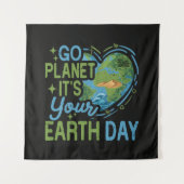 Go Planet It's Your Earth Day タペストリー (正面)