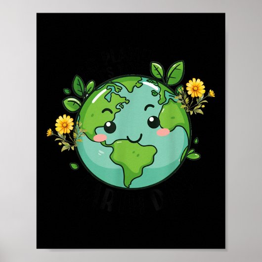 Go Planet Its Your Earth Day 2025先生キッズカット ポスター (正面)