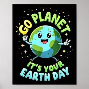 Go Planet Its Your Earth Day 2025先生キッズギル ポスター