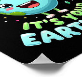 Go Planet Its Your Earth Day 2025先生キッズボーイ ポスター (角)