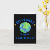 Go Planet Its Your Earth Day 6 カード (黄色い花)