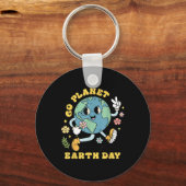 Go Planet Its Your Earth Day Climate Change Scenc キーホルダー (正面)