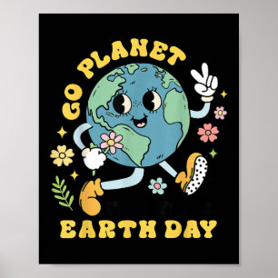 Go Planet Its Your Earth Day Climate Change Scenc ポスター
