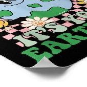 Go Planet Its Your Earth Day Peace Groovy Kids Boy ポスター (角)