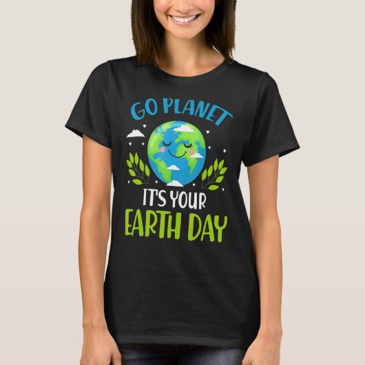 Go Planet Love World Its Your Earth Day 2022 Envir Tシャツ (正面)