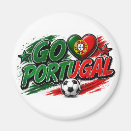 GO PORTUGAL ファン | ポルトガルの誇りをもったサッカー マグネット