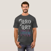 Go QROまたはQRTアマチュアおもしろいラジオHam Radio _13 Tシャツ (正面フル)