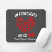 Go Red - American Heart Month Awareness In Februar マウスパッド (マウス)