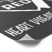 Go Red - February American Heart Health Month Awar ポスター (角)