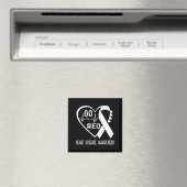 Go Red - February American Heart Health Month Awar マグネット (インサイチュ (食洗機))
