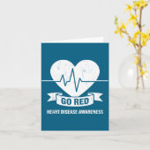 Go Red For Women American Chd Heart Disease Month  カード (黄色い花)