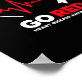 Go Red For Women American Chd Heart Disease Month  ポスター (角)