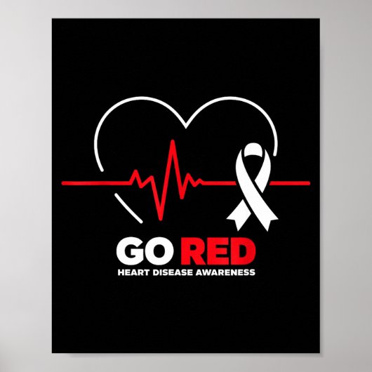 Go Red For Women American Chd Heart Disease Month  ポスター (正面)