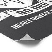 Go Red For Women American Chd Heart Disease Month  ポスター (角)