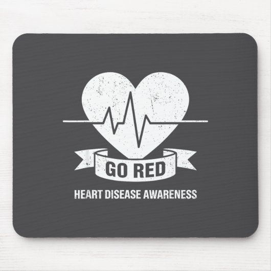 Go Red For Women American Chd Heart Disease Month  マウスパッド (正面)