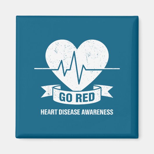 Go Red For Women American Chd Heart Disease Month  マグネット (正面)